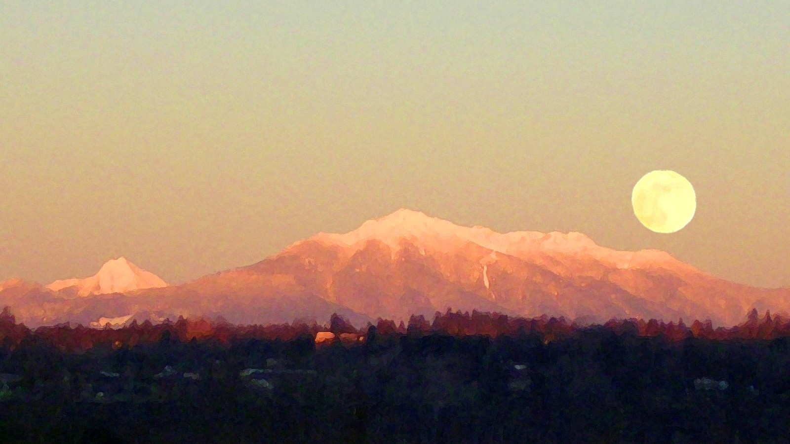 Mount Pilchuck Moonrise